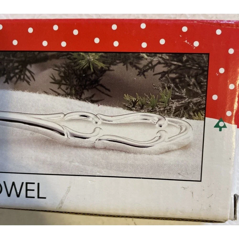 INTERNATIONAL SILVER COMPANY CHRISTMAS SERVING TROWEL PIE  SERVEWARE 1997 NOS !